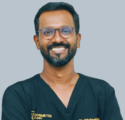 Dr. Bibilash Babu, Hair Transplant Surgeon at Cosmetiq Hospital, Kerala